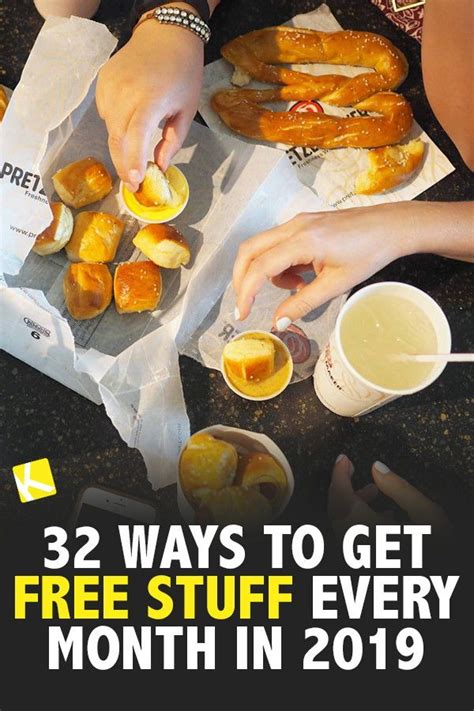 32 Ways To Get Free Stuff Every Month In 2019 Getting Something For