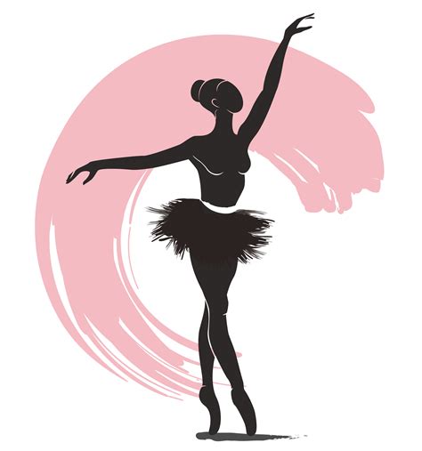 Bailarina De Mulher ícone De Logotipo De Balé Para Ilustração De Vetor