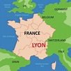 Lyon Map 165153 Vector Art at Vecteezy