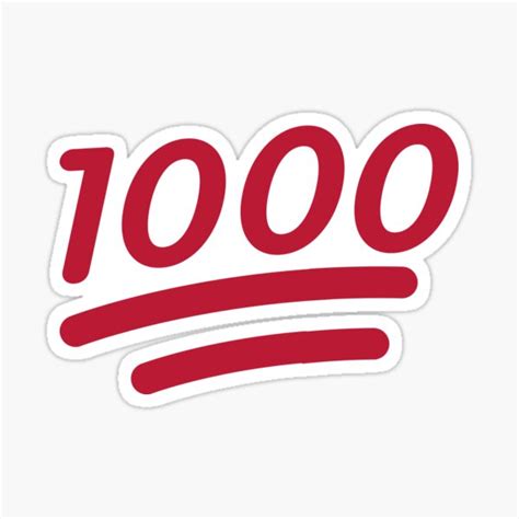 100 Emoji Sticker By Schka Redbubble