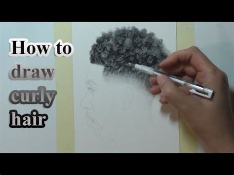 This tutorial shows how to draw male anime and manga hair. How to draw curly hair - YouTube