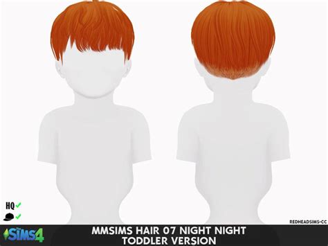 Mmsims Hair 07 Night Night Kids And Toddler Proportional Size For