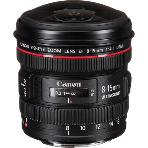 Canon Ef 8 15mm F4l Fisheye Usm Lens 4427b002 Bandh Photo Video