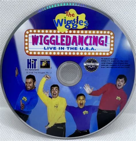 The Wiggles Wiggledancing Live In The Usa Dvd No Case 549 Picclick
