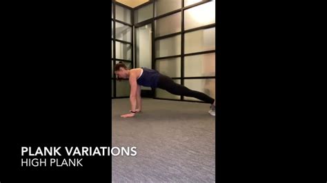 Plank Variations Youtube