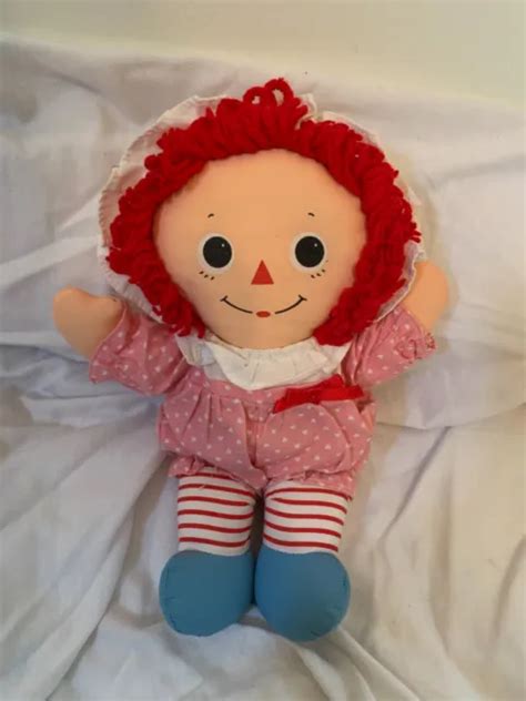 Hasbro Playskool Baby Raggedy Ann By Johnny Gruelle Stuffed Plush 9