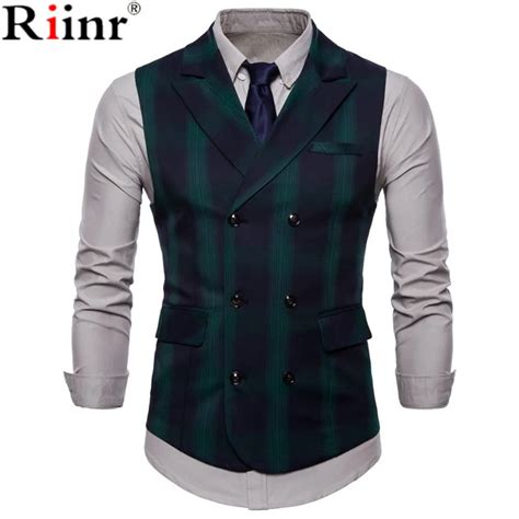 Riinr 2018 Fashion New Arrival Mens Vest High Quality Brand Business