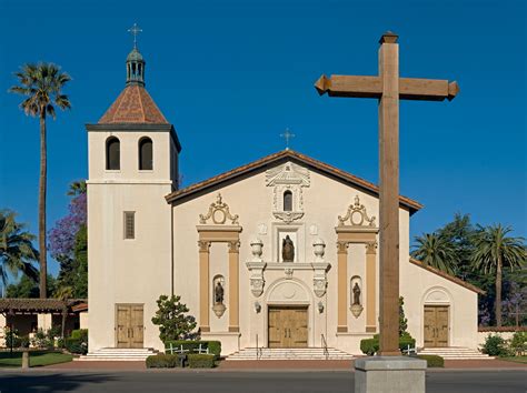 We invite you to visit santa clara, california! Mission Santa Clara de Asis, Santa Clara, CA - California ...
