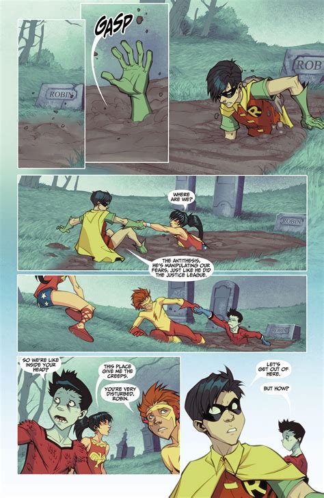 Comic Excerpt The Teen Titans Inside Robin S Mind Teen Titans Year One R Comicscentral