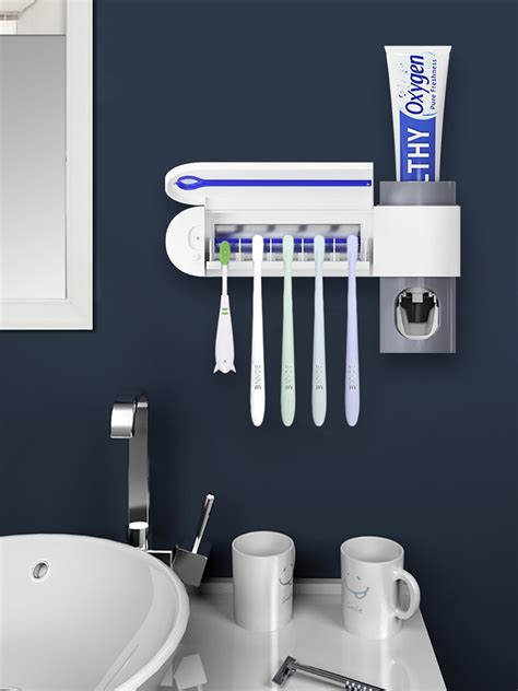 Antibacterial Uv Toothbrush Holder Tooth Dispenser Onew Sterilizes