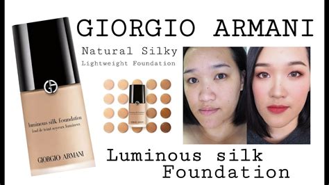 ผิวสวยหรู ดูดี รองพื้น Giorgio Armani Luminous Silk Foundation Youtube