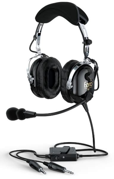 Faro G2 Anr Headset Black From Aircraft Spruce Europe