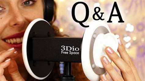 Asmr Whispering Q And A Gentle 3dio Ear Massage Relaxing Ear To Ear