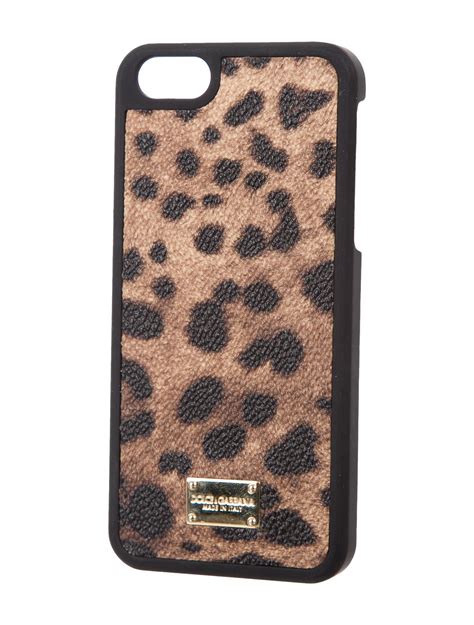 Dolce And Gabbana Leopard Print Iphone 5 Case Accessories Dag67109