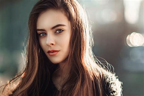 Ekaterina Kuznetsova Women Model Brunette Blue Eyes Hd Wallpapers