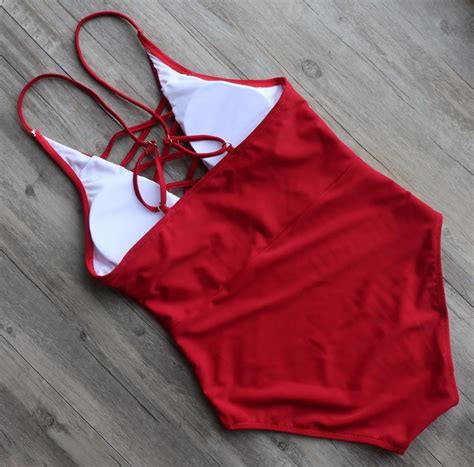 Newest Bandage One Piece Swimsuit Sets Sexy Swimwear Women Lace Bodysu