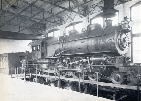 Prr Altoona Test Facility In 1914 During E6 Atlantic Tests Trains