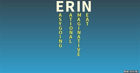 The Meaning Of Erin Name Meanings