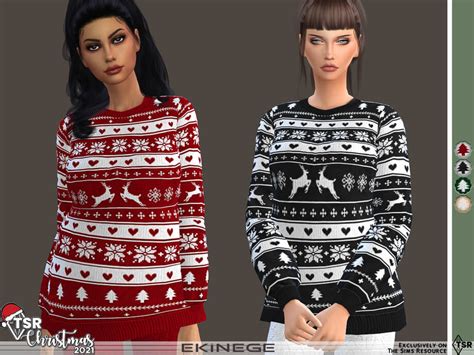 Christmas 2021 Jumper By Ekinege The Sims Game
