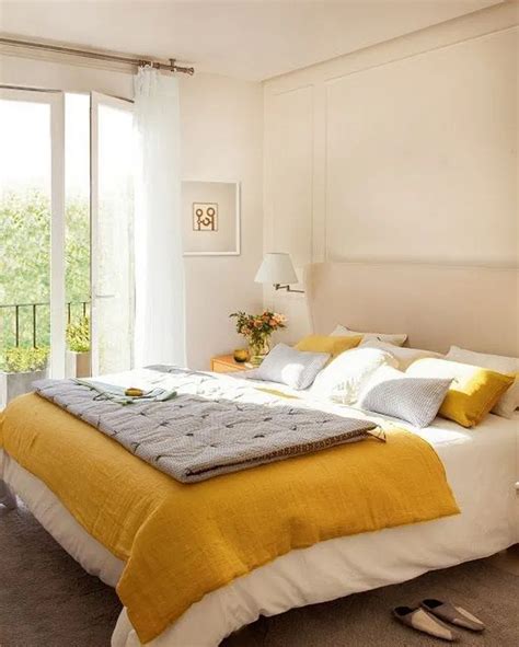 95 Modern Bedroom Decor With Yellow Colour Accent Yellow Room