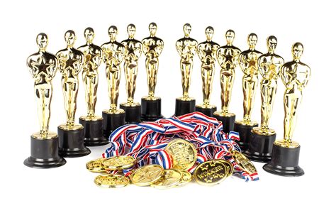 Award Medal of Honor Trophy Award Set of 24; Includes 12 Gold Winner Award Medals; 12 Gold Award 