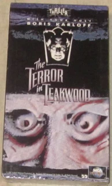 The Terror In Teakwood Horror Vhs 1994host Boris Karloff 1000