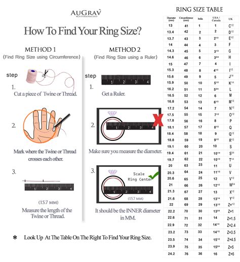 How To Measure Ring Size At Home Printable Each Ring Size Matches The