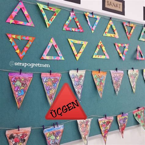 üçgen üçgenetkinlik okuloncesiüçgen şekiller 2023 Üçgen Nişan