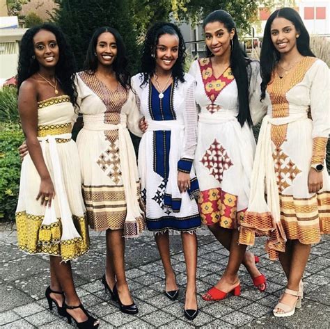 Cute Habesha Clothes But With A Modern Twist Ethiopian Wedding Dress