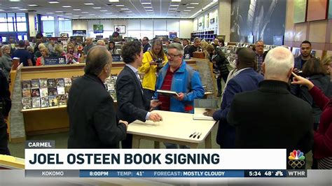 Houston, tx—stating the new product was the result of years of scholarship and intense personal study, popular bible teacher joel osteen on friday announced the release of his new joel osteen study bible, a copy of the scriptures that contains over 30. Joel Osteen signs books in Carmel - YouTube