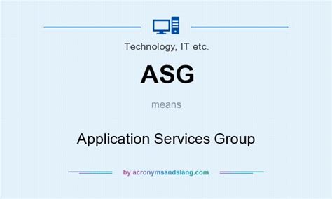 Asg Application Services Group In Technology It Etc By