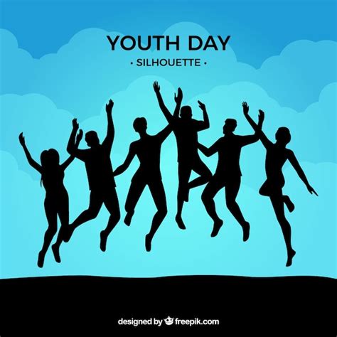 Youth Day Background Free Vector
