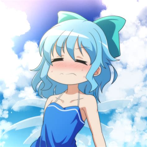 Cato Monocatienus Cirno Touhou Commentary 1girl Adapted Costume Anime Coloring Armpits