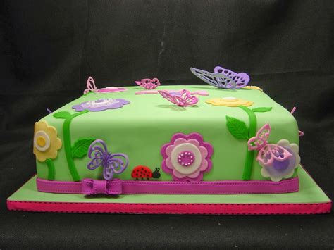 Cake Till U Drop Flower And Butterfly Cake