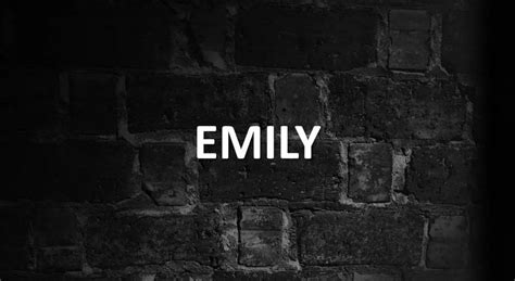 Significado De Emily Y Su Origen Nombre Actualizado