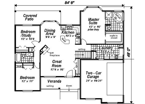 House 1048 Blueprint Details Floor Plans