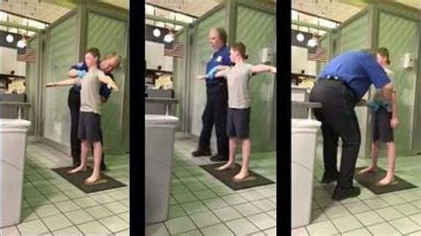 A Mother Filmed The Very Invasive Tsa Pat Down Of Her Teenage Son