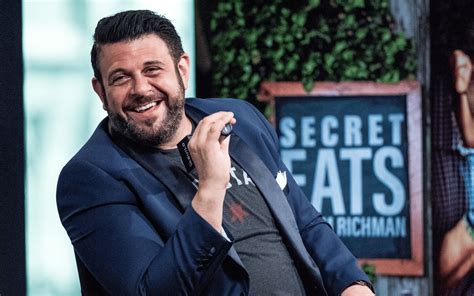 Adam Richman From Man V Food And Secret Eats Dishes On His