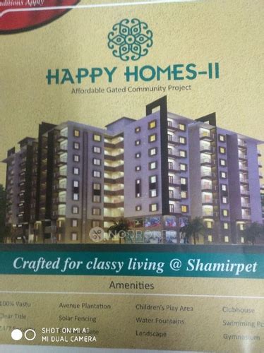 Happy Homes 2 Shamirpet Without Brokerage Semi Furnished 2 Bhk Flat