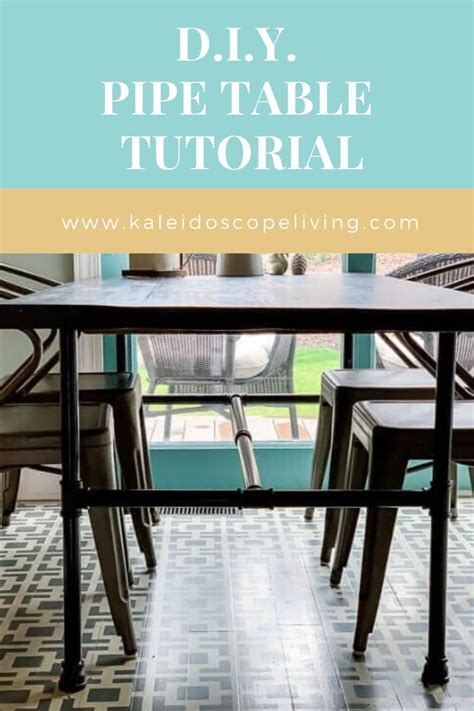 Diy Pipe Table Tutorial How We Saved 1800 Designer Trapped