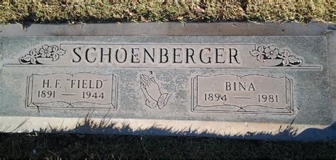 Bina Snow Ford Schoenberger 1894 1981 Find A Grave Memorial