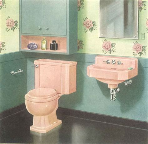The Color Pink In Bathroom Sinks Tubs And Toilets From Retro Renovation Pink