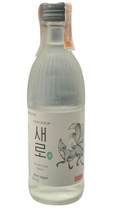 Lotte Soju Chumchurum Saero Zero Sugar 160 Alc 375ml Sijang Mart 1 Online Korean Grocery