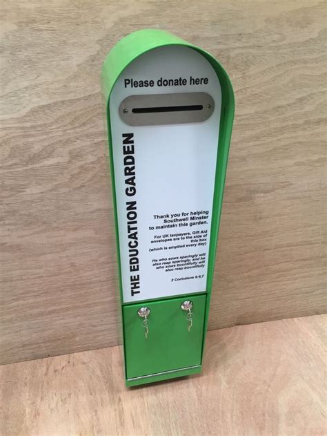 Wall Mounted Outdoor Donation Box