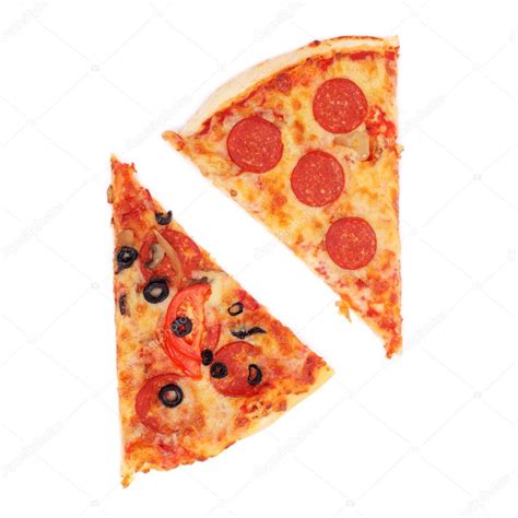 Two Slices Of Pizza — Stock Photo © Lanych 73546431