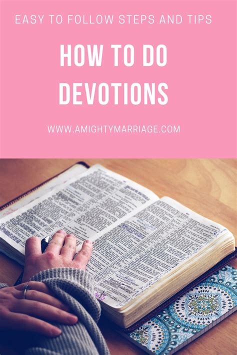 Doing Daily Devotions Is An Important Part Of Our Relationship With God