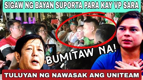 Sigaw Ng Bayan Para Suporta Kay Vp Sara Nagpakita Ng Suporta Youtube