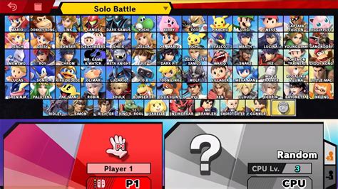 Super Smash Bros. Ultimate's final character select screens 2 out of 3