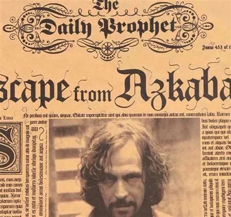 Póster Cartel Sirius Black Wanted Harry Potter Azkaban Retro En Venta