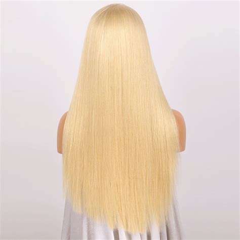 613 Blonde Straight Lace Front Brazilian Remy Hair Wigs